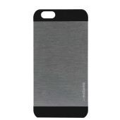 Чохол Накладка для iPhone 6 Motomo INO METAL (Срібло) (Метал)