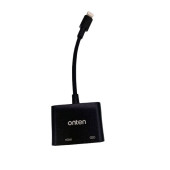 Перехідник Onten HUB Lightning to HDMI 7565S (Black)