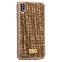 Чохол накладка iPhone XS Max The Bling World LCPC Silver +TPU Case (gold)