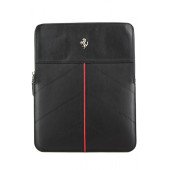 Чехол Карман для IPad 2/3/4 FERRARI Zipper (черный) (кожа)