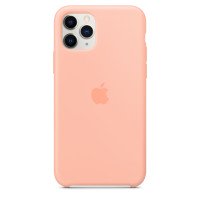 Чохол Накладка для iPhone 11 Pro Apple Silicon Case (Grapefruit) (Полиулетан)