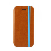 Чехол Книжка для iPhone 5/5S VIVA MADRID Deporte (коричневый) (кожа)