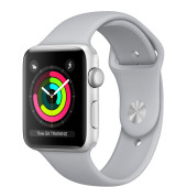 Apple Watch Series 3 GPS 42mm Silver Aluminum Case with Fog Sport Band (MQL02)