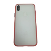 Чехол накладка iPhone Xs Max Gingle Series (camelia red)