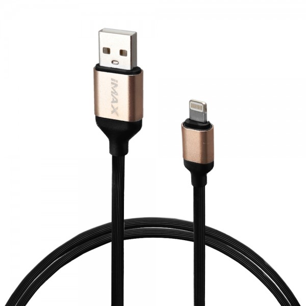 Кабель Lightning 3.0 iMAX (Black) 2m - фото Кабель Lightning 3.0 iMAX (Black) 2m