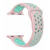 Ремінець-браслет для Apple Watch 38mm Silicone Nike Sport Band (Rose-Sea Blue)