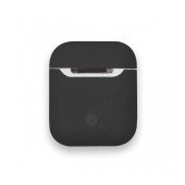 Чохол для AirPods Silicone Case (black) без карабіна