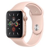 Apple Watch Series 5 GPS 44mm Gold Aluminum w. Pink Sand b.- Gold Aluminum (MWVE2)