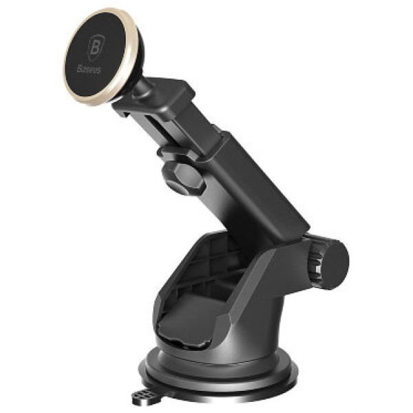 Авто Держатель BASEUS Solid Series Telescopic Magnetic (Золотой) (Пластик)