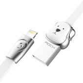 Кабель Dog ROCK Lightning (1m) (White)
