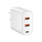 Мережевий зарядний пристрій Baseus Speed PPS Quick Charger PDout/ 2USB/60W/QC/PD White