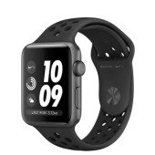 Apple Watch Nike+ Series 3 GPS 42mm Space Gray Aluminum w. Anthracite/BlackSport B. (MTF42)