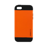 Чехол Накладка для iPhone 5C SGP ORIGINAL Slim Armor S (Оранжевый) (Пластик)
