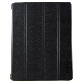 Чехол Книжка для iPad 2/3/4  TELSDA Smart Case (Черный) (Преcсованая кожа)