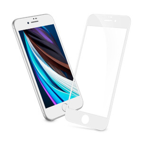 Стекло защитное iPhone7\8  9Н 2,5D (white)