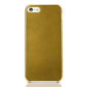 Чехол Накладка для iPhone  5/5S DEVIA (Золотой) (Пластик)