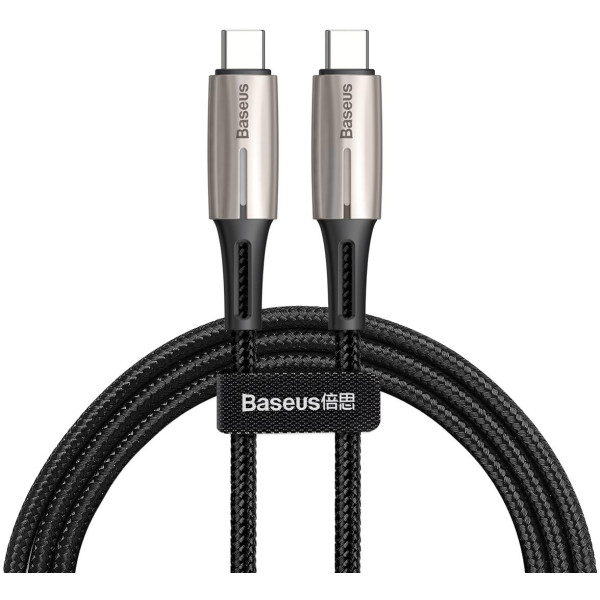Кабель USB-C to USB-C Baseus Water Drop-shaped Lamp PD2.0/60W/3A 1m
