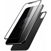 Защитные стекла для iPhone X Baseus Glass Film Set Front+Back Black