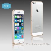 Бампер для iPhone 5/5S COTEetCL Claps P (Золотой) (Алюминий)
