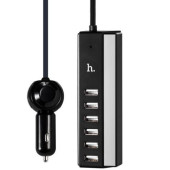 Автомобільний зарядний пристрій Hoco 6 USB Ports Car Charger (UC601) (Чорний)