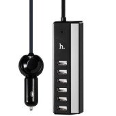 Автомобільний зарядний пристрій Hoco 6 USB Ports Car Charger (UC601) (Чорний)