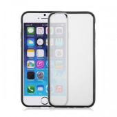 Чохол Накладка для iPhone 6 ESCOTT Clear Shell (Прозорий+Чорний) (Пластик)