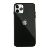 Чехол Накладка для iPhone 11 Pro Max Glass Pastel color Logo (black)