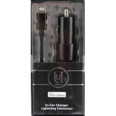 Автомобільний зарядний пристрій UU LONDON Lightning Connector(2,4 A) для iPad/iPhone/iPod (Чорний)