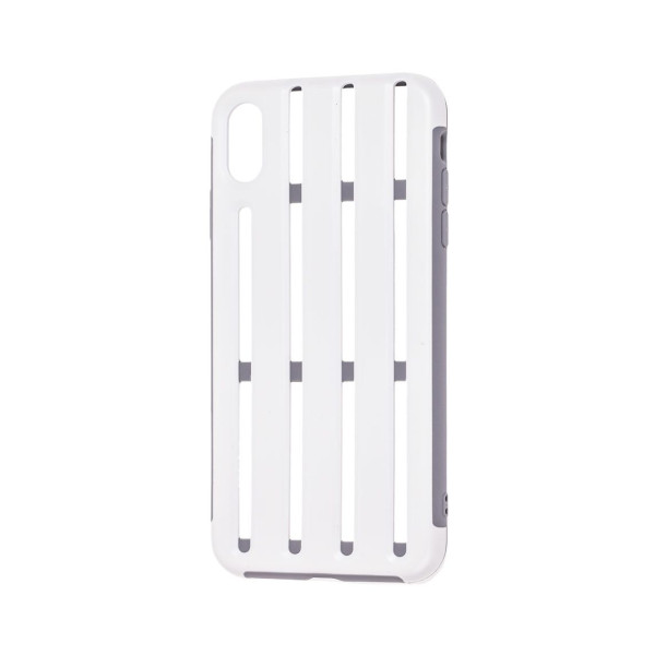 Чехол накладка iPhone Xs Max Baseus Cycling Helmet Case (white) - фото Чехол накладка iPhone Xs Max Baseus Cycling Helmet Case (white)