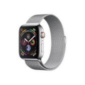 Apple Watch Series 4 GPS + LTE 44mm Steel w. Milanese l. Steel (MTX12)