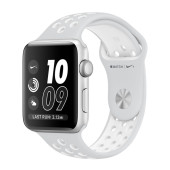 Apple Watch Nike+ 42mm Silver Aluminum Case with Pure Platinum/White Nike Sport Band (MQ192)