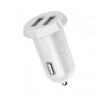 Автомобільний зарядний пристрій Rock Ditor 2.4 A (white)