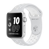 Apple Watch Nike+ 42mm Silver Aluminum Case with Pure Platinum/White Nike Sport Band (MQ192)