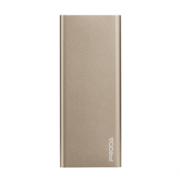 Портативное зарядное устройство PRODA POWER BANK Vanguard PP-V12 (SLIMS) (12000mAh) (Золотой)
