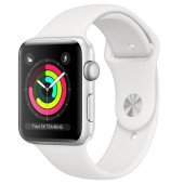 Apple Watch Series 3 GPS 42mm Silver Aluminum Case with Fog Sport Band (MTF22)