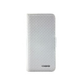 Чехол Книжка для iPhone 5/5S RICH BOSS (белый) (кожа)