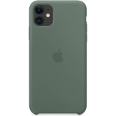 Чохол Накладка для iPhone 11 Apple Silicon Case (Pine Green) (Полиулетан)