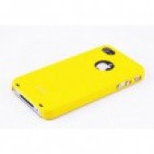 Чехол Накладка для iPhone 4/4S Moshi iGlaze (Жёлтый) (Пластик)