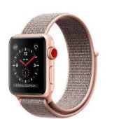 Apple Watch Series 3 GPS + Cellular 38mm Gold Aluminum w. Pink Sand Sport L. (MQJU2)