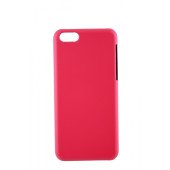 Чехол Накладка для iPhone 5C Jzzs (розовый) (кожа)