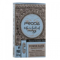 Портативное зарядное устройство Proda Cool Taste Series 10000 mAh PPL-24 (blue)