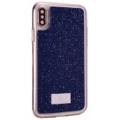 Чехол накладка iPhone XS Max The Bling World LCPC +TPU Case (blue)
