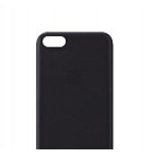 Чехол Накладка для iPhone 5/5S/SE Leather Case (Черный)