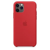 Чохол Накладка для iPhone 11 Pro Apple Silicon Case (Red) (Полиулетан)