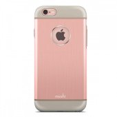 Чехол Книжка для iPhone 6  Moshi iGlaze (Розовый) (Пластик)