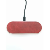 Бездротова зарядка Dual Wireless Charger Q21 /red/