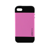 Чехол Накладка для iPhone 5/5S SGP ORIGINAL Slim Armor S (Розовый) (Пластик)