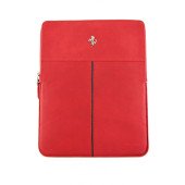 Чехол Карман для IPad 2/3/4 FERRARI Zipper (красный) (кожа)