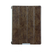 Чехол Книжка для IPad 2/3/4 KLD OSCAR (Коричневый) (Кожа)