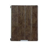 Чохол Книжка для IPad 2/3/4 KLD OSCAR (Коричневий) (Шкіра)